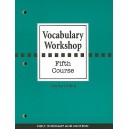 VOCABULARY WORKSHOP, FIFTH COURSE