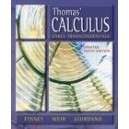 THOMAS' CALCULUS, EARLY TRANSCENDENTALS