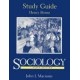 SOCIOLOGY, STUDY GUIDE