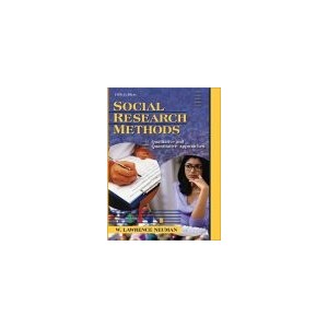 SOCIAL RESEARCH METHODS, QUALITATIVE AND QUANTITATIVE APPROACHES
